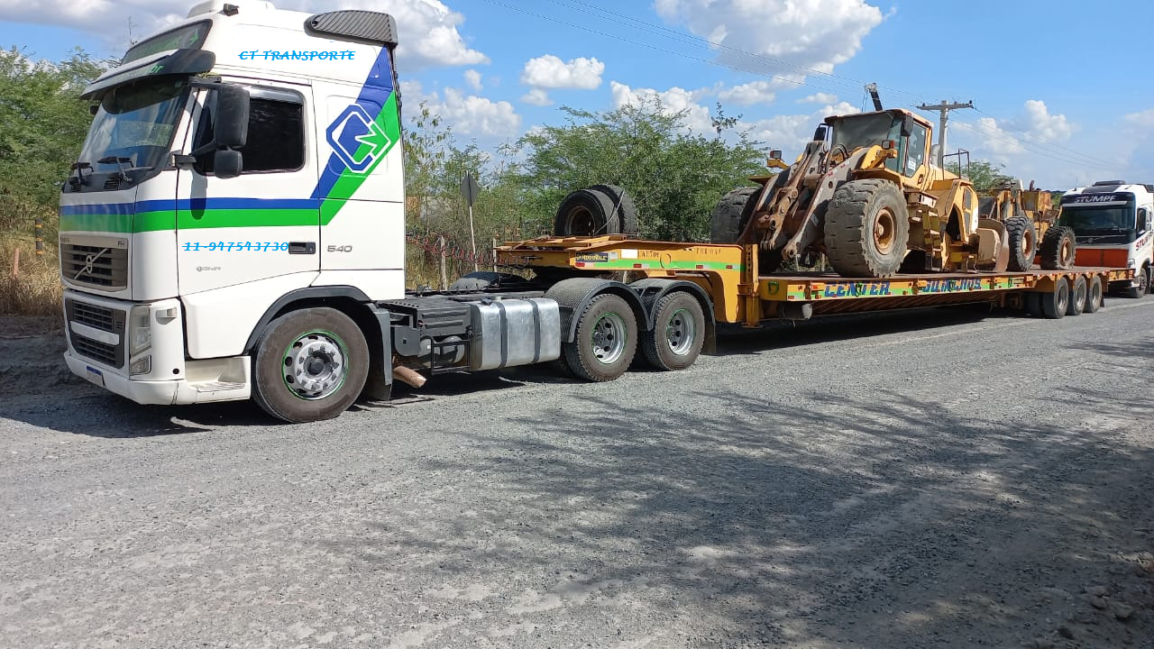 transporte de maquinas e equipamentos